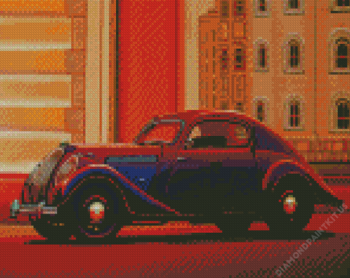 Vintage Skoda Car Diamond Painting