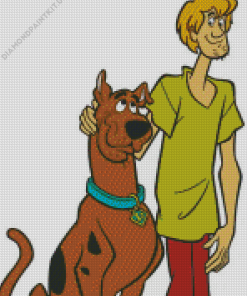 Aesthetic Scooby Doo And Shaggy Diamond Painting