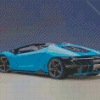 Blue Lamborghini Zentorno Illustration Diamond Painting