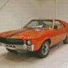 Brown Amc Amx Car Diamond Painting