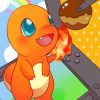 Cute Pokemon Charmander Diamond Painting