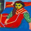 Girl Sitting Ernst Ludwig Kirchner Diamond Painting