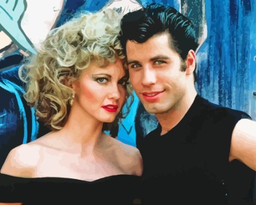 Grease Movie Characters Diamond Painting