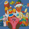 Kirby And Friends Diamond Painting