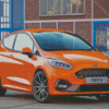 Orange Fiesta Ford ST Car Diamond Painting