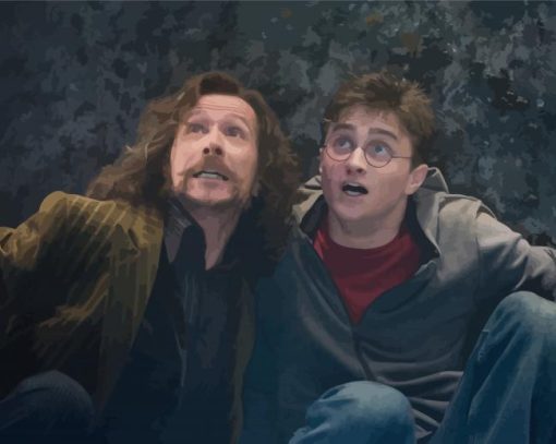 Sirius Black And Harry Potter Diamond Painting