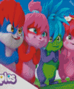 The Popples Cartoon Diamond Painting