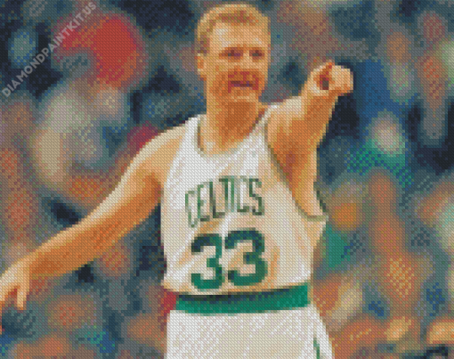 Young Larry Bird Diamond Painting