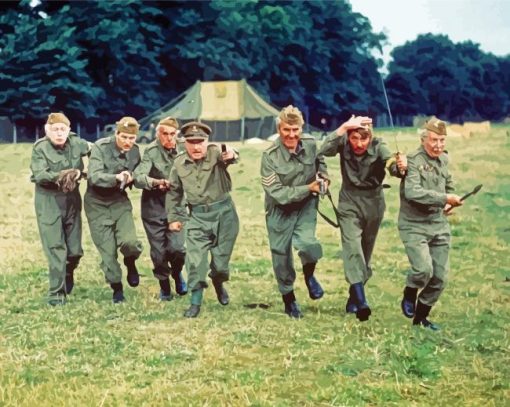 Aesthetic Dads Army Diamond Painting