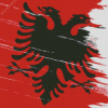 Albania Flag Diamond Painting