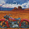 Arizona Indian Motorcycle Diamond Painting