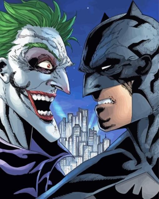 Batman And The Joker Diamond Painting