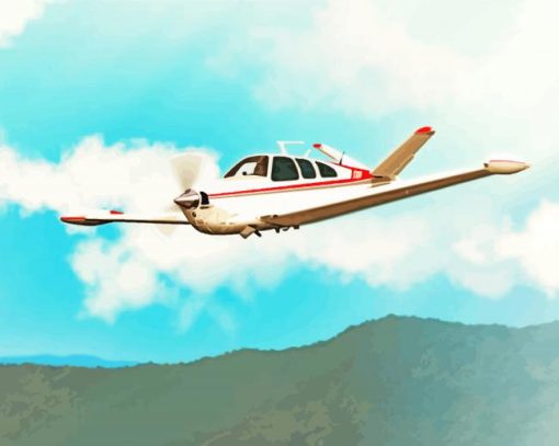 Beechcraft Bonanza Art Diamond Painting