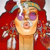 Hippie Girl Diamond Painting