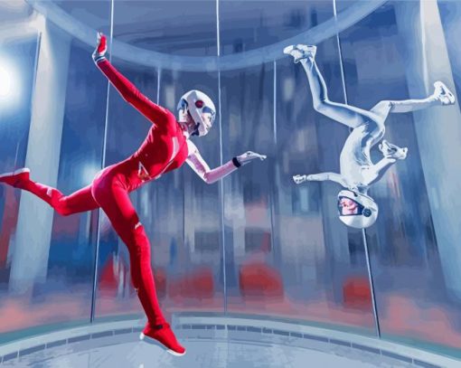 Indoor Skydiving Diamond Painting