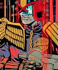 Judge Dredd Hero Diamond Painting