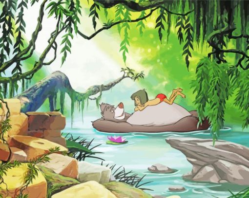 Jungle Book Mowgli Diamond Painting