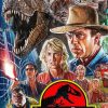 Jurassic Park Illustration Diamond Painting