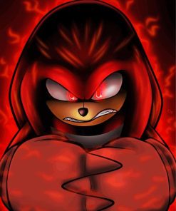 Knuckles The Echidna Diamond Painting