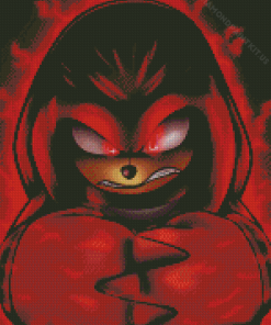 Knuckles The Echidna Diamond Painting