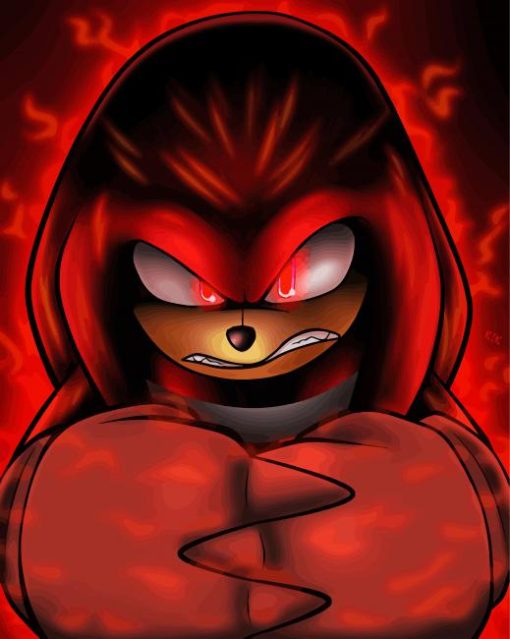 Knuckles The Echidna Diamond Painting