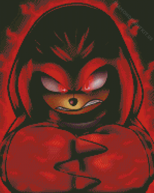 Knuckles The Echidna Diamond Painting