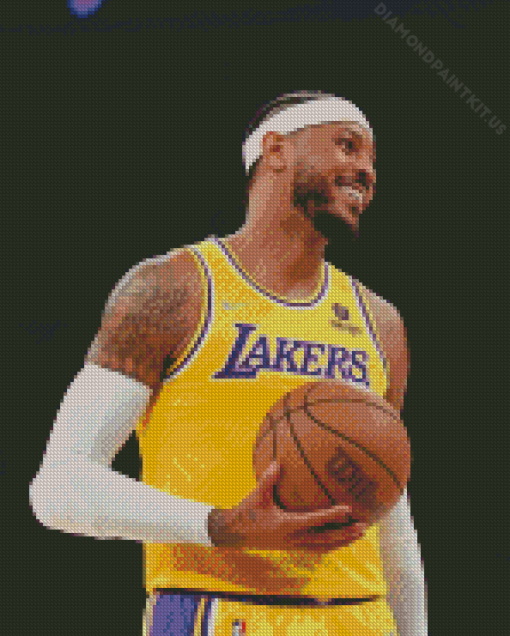 Lakers Carmelo Anthony Diamond Painting