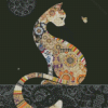 Mandala Cat Art Diamond Painting