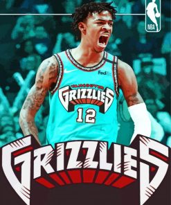 Memphis Grizzlies Player Poster Diamond Painting