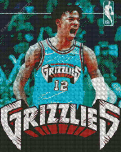 Memphis Grizzlies Player Poster Diamond Painting