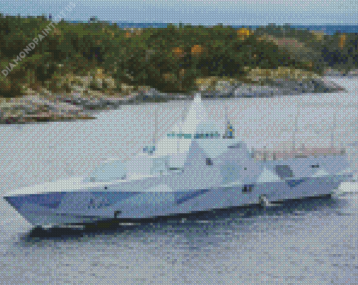 Military Boat Diamond Painting