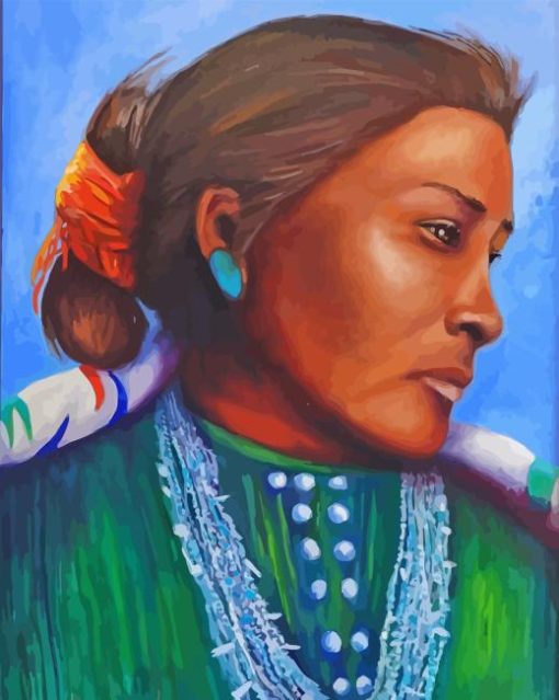 Navajo Woman Art Diamond Painting