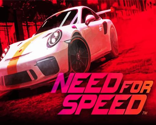 Need For Speed Video Game Diamond Painting