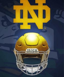 Notre Dame Football Helmet Diamond Painting