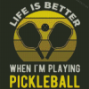 Pickleball Poster Diamond Painting