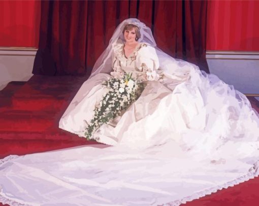 Princess Diana Wedding Diamond Painting
