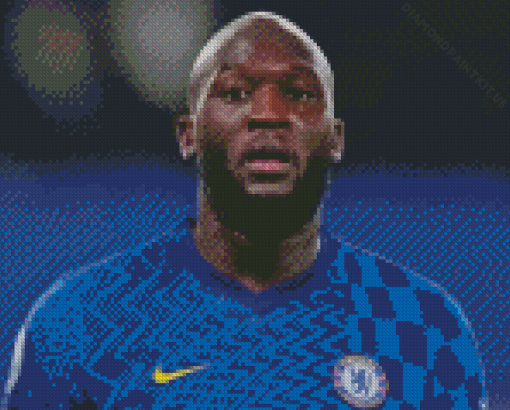 Romelu Lukaku Player Diamond Painting