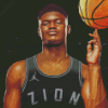 Zion Williamson Illustration Diamond Painting