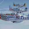 Racing Mustang P51 Diamond Painting