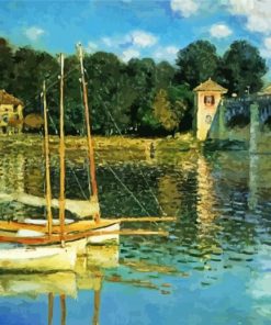Argenteuil Bridge Claude Monet Diamond Painting