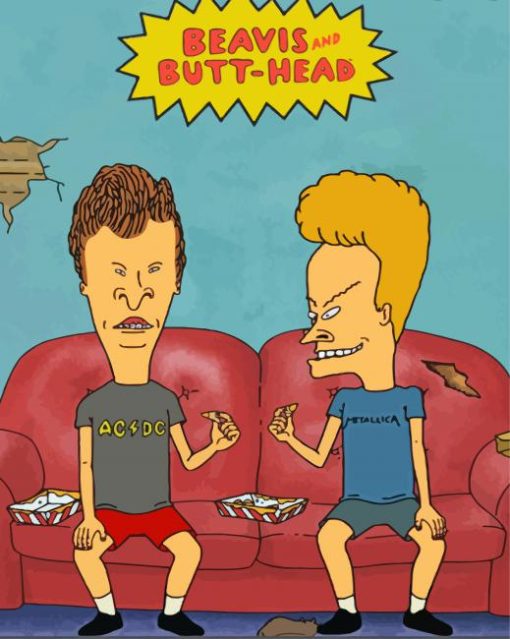 Beavis And Butthead Poster Diamond Painting