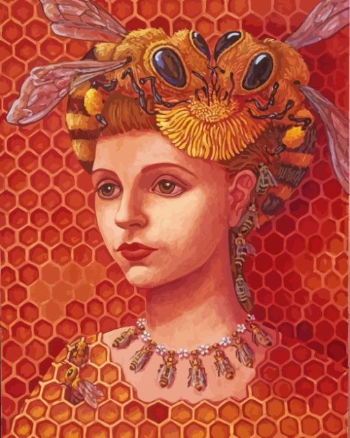 Bee Woman Diamond Painting