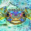 Colorful Puffer Fish Diamond Painting