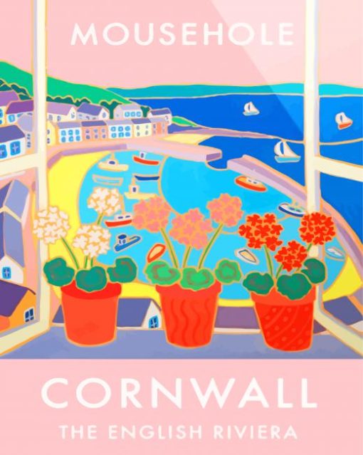 Cornwall Mousehole Harbour Diamond Painting