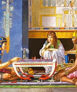 Egyptian Chess Players Diamond Painting