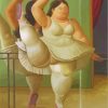 Fat Ballerina Dancer Diamond Painting