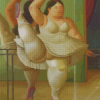 Fat Ballerina Dancer Diamond Painting