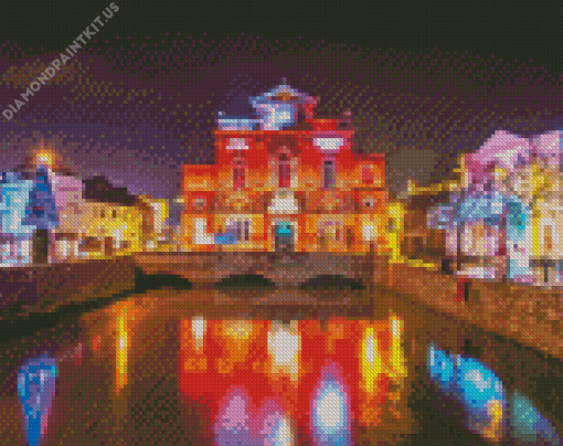Colorful Newry Town Hall Diamond Painting