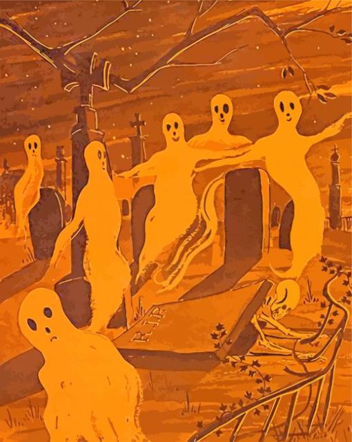 Halloween Ghosts Diamond Painting