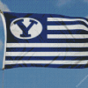 BYU Cougars Football Flag Diamond Painting